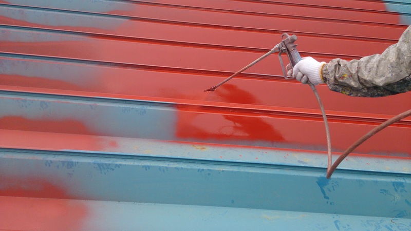 屋根塗装 四日市市/S工場様の屋根写真