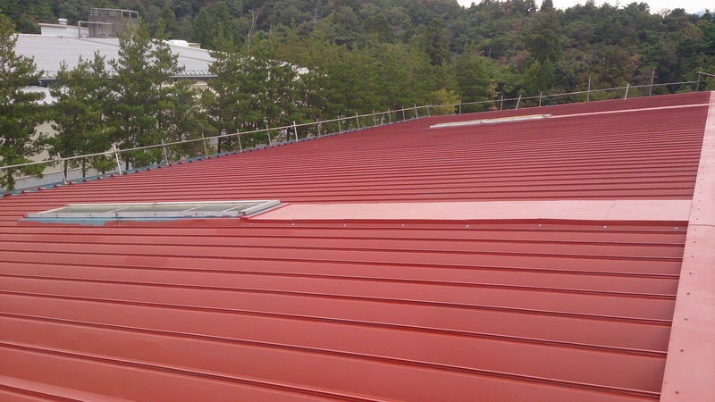 屋根塗装 四日市市/S工場様の屋根写真