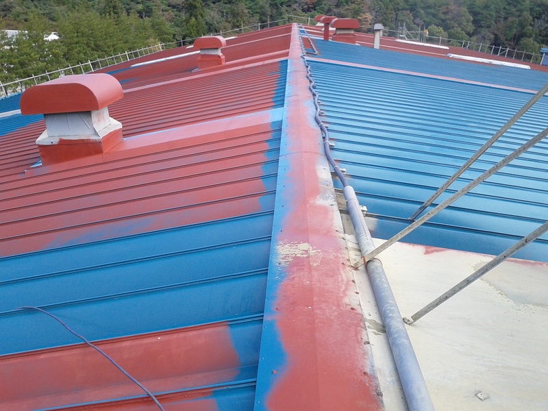 屋根塗装 四日市市/S工場様の屋根写真