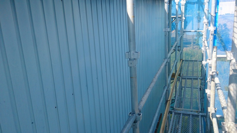 外壁塗装 四日市市/S工場様の外観写真