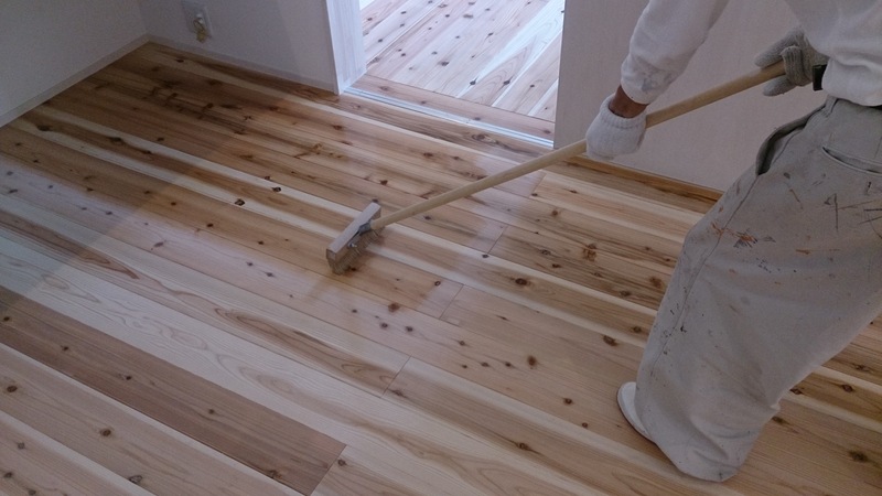 四日市市/T様邸の床面塗装写真